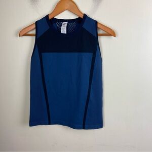 Joylab Women's Blue Seamless Tank Top Workout Yoga Sporty Size Large Athletic‎
